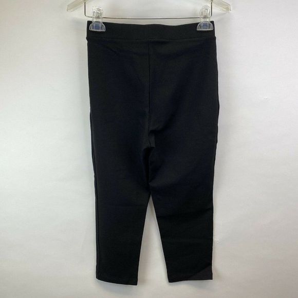 Zara Black High Rise Leggings womens sz S cropped - Picture 3 of 5
